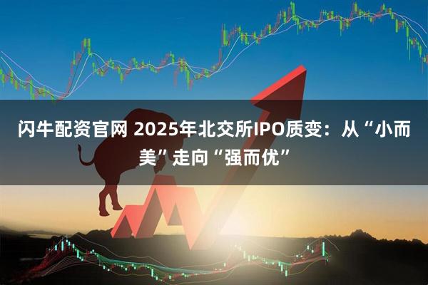 闪牛配资官网 2025年北交所IPO质变：从“小而美”走向“强而优”